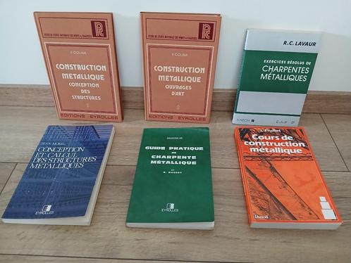 Lot de 6 ouvrages – Charpentes & structures métalliques, Boeken, Techniek, Gelezen, Overige onderwerpen, Ophalen