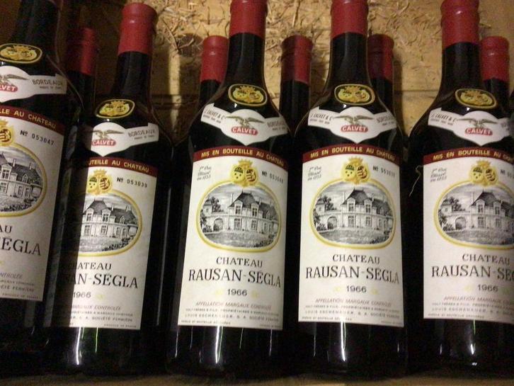 Château viticole Rausan-segla margaux 1966, Collections, Vins, Comme neuf, Vin rouge, France, Enlèvement