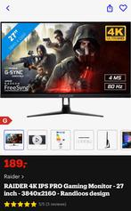Raider 4k gaming monitor, Computers en Software, Gaming, IPS, Ophalen of Verzenden, Ultra HD (4K)