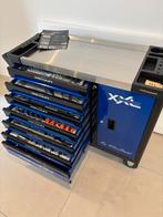 Gereedschapswagen XXL gevuld,incl. Krachtdoppen RVS werkblad, Ophalen, Gevuld