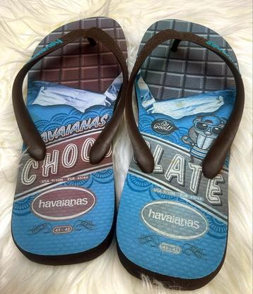 Havaianas Chocolate Flip Flops 42-42, Chaussons, Enlèvement ou Envoi, Havaianas, Comme neuf