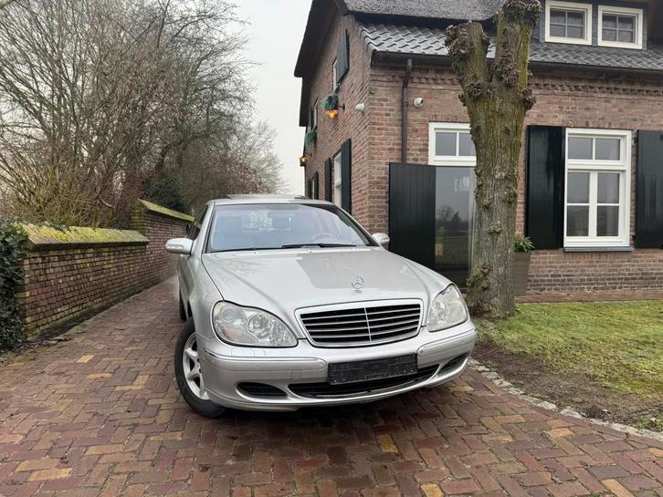 Mercedes S-Klasse 400 CDI V8 12-2002 Grijs, Auto's, Mercedes-Benz, Particulier, S-Klasse, ABS, Airbags, Airconditioning, Alarm