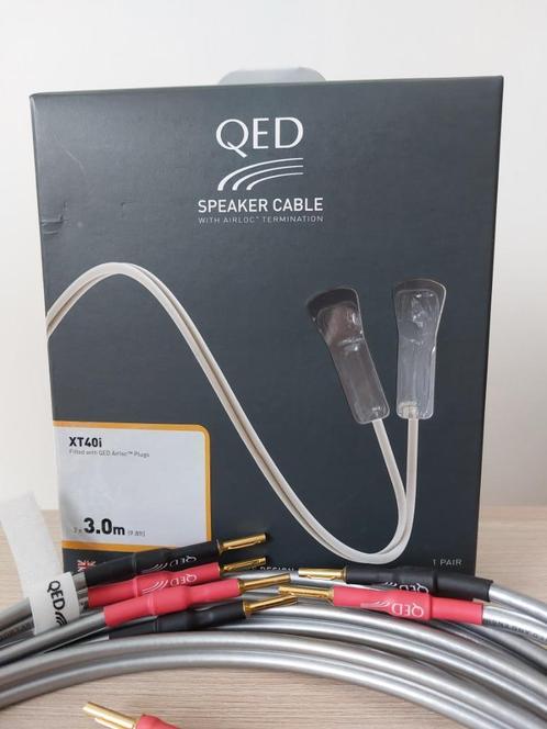 QED XT40i Luidsprekerkabels 3m, Audio, Tv en Foto, Audiokabels en Televisiekabels, Zo goed als nieuw, Luidsprekerkabel, Ophalen of Verzenden