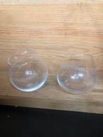 Courvoisier cognac glazen, Verzamelen, Glas en Drinkglazen, Ophalen of Verzenden, Zo goed als nieuw, Borrel- of Shotglas