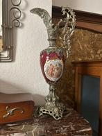 2 prachtige sierstukken op bronzen voet, Antiek en Kunst, Ophalen