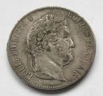 France 5 francs 1845 W, Postzegels en Munten, Verzenden, Frankrijk, Zilver