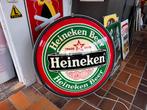 Heineken Bier reclame lichtbak, Verzamelen, Biermerken, Ophalen, Gebruikt, Reclamebord, Plaat of Schild, Heineken