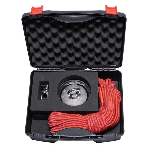 Vismagneet set 450kg inclusief touw, haak en opbergbox, Auto diversen, Overige Auto diversen, Verzenden