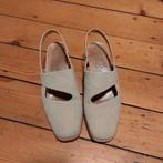 Beige damesschoen stof en leer mt37, Schoenen met lage hakken, Verzenden, Beige, Karis