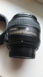 nikon lens AF-S nikkor 50mm 1:1.4 G, Audio, Tv en Foto, Ophalen of Verzenden, Gebruikt, Standaardlens