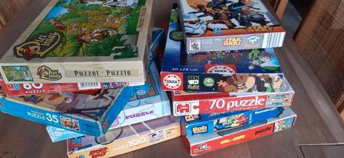10 puzzels van 20 tot 187 stukjes., Kinderen en Baby's, Speelgoed | Kinderpuzzels, Gebruikt, Ophalen of Verzenden
