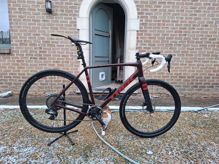 Gravel fiets Trek checkpoint maat 58 met powermeter, Vélos & Vélomoteurs, Vélos | Hommes | Vélos de sport & Vélo de randonnée