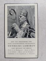 bidprentje bisschop Lamiroy (1952), Verzamelen, Verzenden, Bidprentje