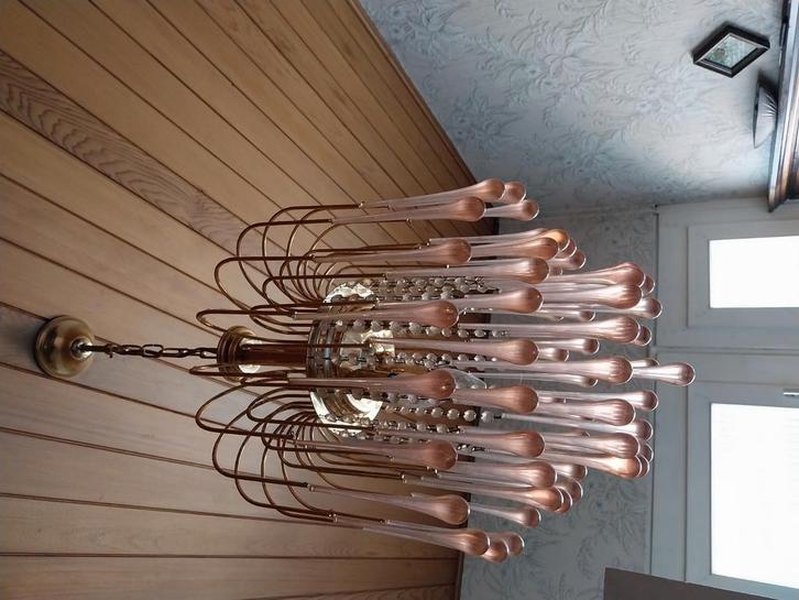 murano kroonluchter Lady Isabelle pink, Huis en Inrichting, Lampen | Kroonluchters, Gebruikt, Ophalen of Verzenden