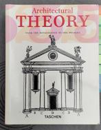 boek Achitectural theory, Ophalen of Verzenden, Zo goed als nieuw, Architecten