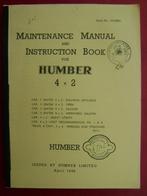 Manuel d'entretien et livre d'instructions pour Humber 4 x 2, Livre ou Revue, Armée de terre, Enlèvement ou Envoi