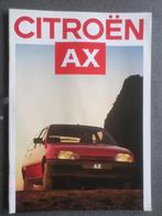 Citroën AX 1986 1987 Brochure, Ophalen of Verzenden, Citroën