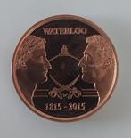 Herdenkingspenning De slag bij Waterloo, Postzegels en Munten, Ophalen of Verzenden, België, Overige waardes, Losse munt