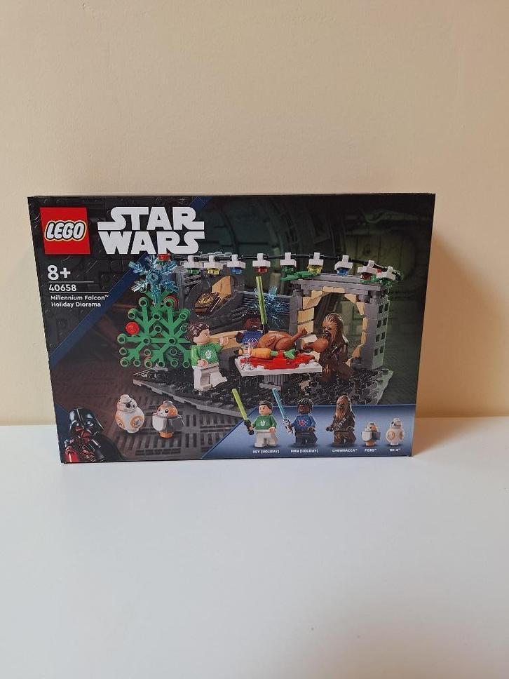 Lego 40658 Millennium Falcon Holiday Diorama, Kinderen en Baby's, Speelgoed | Duplo en Lego, Nieuw, Lego, Complete set, Ophalen of Verzenden