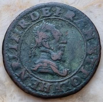 Double Tournois 1589 A Henry III / Mooie conditie  beschikbaar voor biedingen