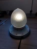 Lamp porselein. Glazen matte lamp. 18cm/20cm., Antiek en Kunst, Ophalen