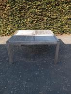 Grote teak tuintafel, Ophalen