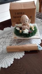 Nieuwe keramiek kerstschaal met engel en verlichting, Enlèvement