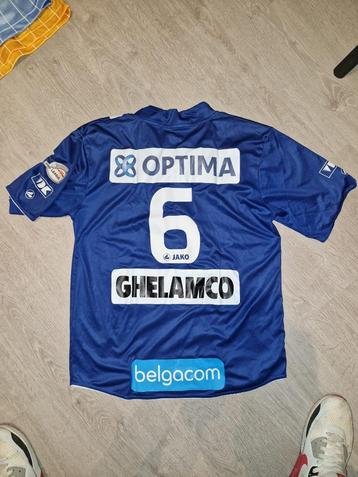 KAA Gent 2010-2011 Thuisshirt – Matchworn door Stef Wils #6 beschikbaar voor biedingen