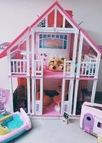 Lot barbiehuis, poppen en heel veel accessoires, Enfants & Bébés, Jouets | Maisons de poupées, Enlèvement, Utilisé, Accessoires