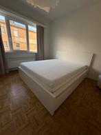 Ikea Bed Malm met 4 schuiven en matras Anneland 160x200cm, Huis en Inrichting, Slaapkamer | Bedden, Ophalen, Zo goed als nieuw