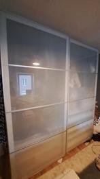 Schuifdeur voor ikea pax kast, Ophalen, Glas