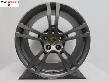 Originele Porsche 21 inch Cayenne Turbo II velgen Titan grey beschikbaar voor biedingen