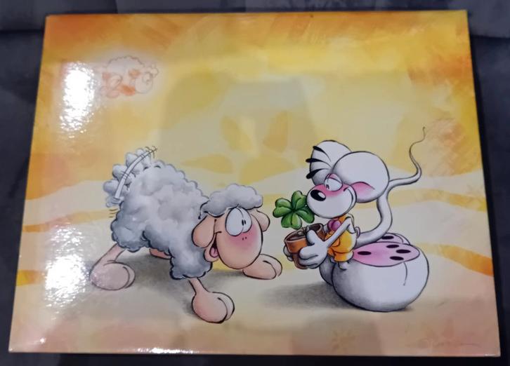 Diddl 50 vierkante blaadjes nummer 24 in schrijfwarenbox, Verzamelen, Diddl, Nieuw, Papier, Kaart of Schrift, Diddl, Ophalen of Verzenden