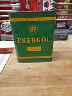 Oude lege oliekan BP Energol motorolie sae 30, Verzamelen, Verzenden, Gebruikt, Overige, Overige merken