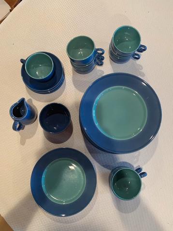 Vaisselle bleu/vert, Enlèvement, Utilisé, Assiettes(s)
