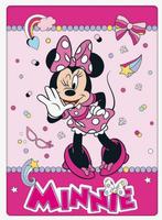 Minnie Mouse Fleece Deken - Roze - Disney, Meisje, Nieuw, Ophalen of Verzenden, Deken of Dekbed