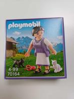 Zeldzame Playmobil Boerin met kittens milka zie beschrijving, Enlèvement ou Envoi, Neuf