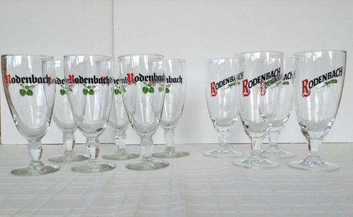 2 Sets vintage Rodenbach bierglazen 25 cl - 10 stuks, Verzamelen, Glas en Drinkglazen, Zo goed als nieuw, Bierglas, Ophalen of Verzenden