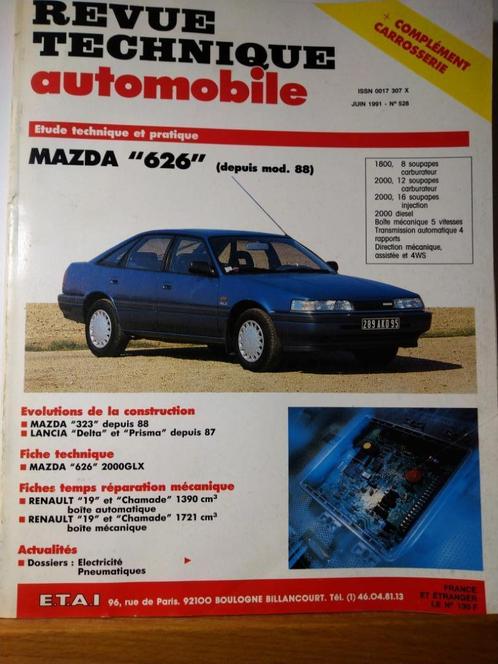 RTA - Mazda 626 - compl carrosserie - n 528, Auto diversen, Handleidingen en Instructieboekjes, Ophalen of Verzenden