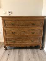 Antieke commode met 3 schuiven, Huis en Inrichting, Kasten | Ladekasten, Ophalen, Gebruikt