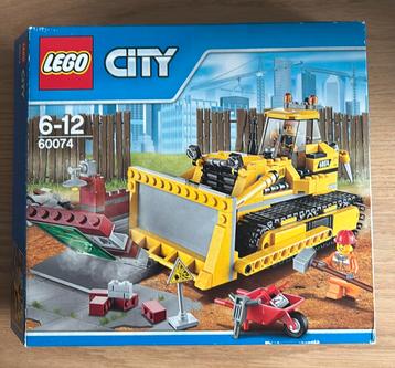Lego city 60074 bulldozer - compleet beschikbaar voor biedingen
