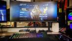 Ecran gaming incurvé Fox Spirit PGM340 V2, Comme neuf, Réglable en hauteur, Gaming, VA