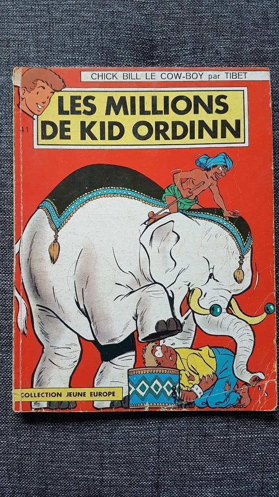 Tibet Chick Bill - Millions de Kid Ordinn 1966, Boeken, Stripverhalen, Gelezen, Eén stripboek, Ophalen of Verzenden