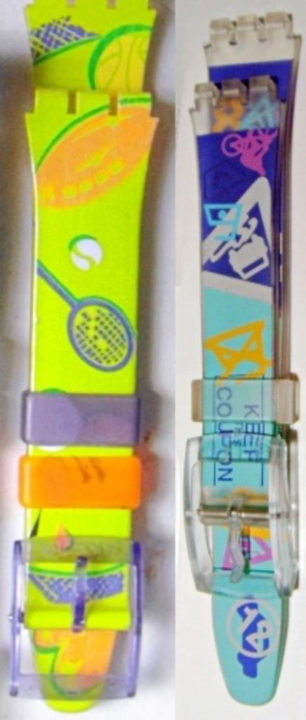 Bracelet Swatch pour Cheerleader - GV107 ou Coupon - LK129, Handtassen en Accessoires, Armbanden, Nieuw, Kunststof of Plastic