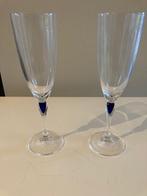 2 kristallen champagne glazen, Ophalen, Nieuw, Kristal, Glas of Glazen
