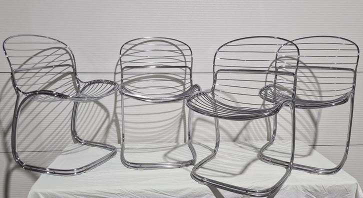Set Sabrina stoelen ( 4 st ),  Rima , ontw. Gostone Rinaldi, Antiek en Kunst, Kunst | Designobjecten, Ophalen