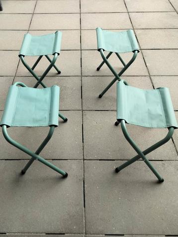 4 tabourets pliants Quechua Decathlon, Enlèvement, Comme neuf