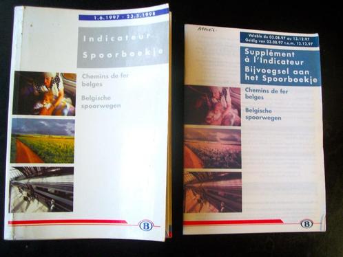 Belgische Spoorwegen - NMBS-indicator - 1997 - 1998, Verzamelen, Spoorwegen en Tram, Gebruikt, Overige soorten, Overige typen