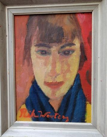Rik Wouters "" portret '' Nel '' olieverf op paneel 40 x 30  beschikbaar voor biedingen