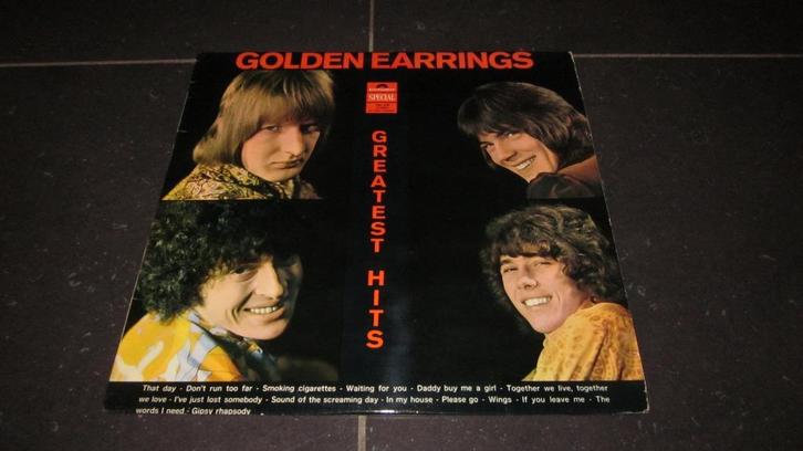GOLDEN EARRINGS - Hits (1968), Cd's en Dvd's, Vinyl | Rock, Zo goed als nieuw, Poprock, 12 inch, Ophalen of Verzenden